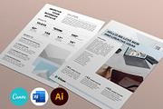 Clean Case Study Flyer Bundle, a Flyer Template by Rongbaaz (Thumbnail 6 of 6)