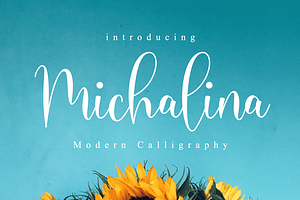 Michalina // Elegant Font Script