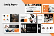Yearly Report Annual Statistic PPT, a Presentation Template by Robs Daily Design (Thumbnail 2 of 9)