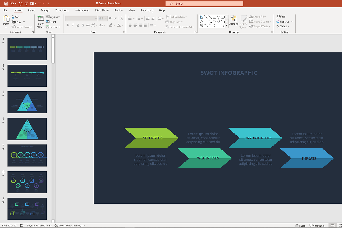 Clean & Modern Animated Template, a Presentation Template by Infographics project (Photo 12 of 13)