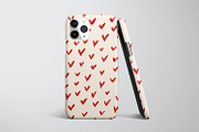 Subtle Red Hearts, a Texture Graphic by MalyskaStudio (Thumbnail 4 of 6)