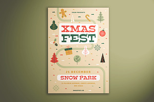 Xmas Fest Flyer, a Flyer Template by KMZVR.Lab
