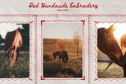 Red Handmade Embroidery Collage, an Object Graphic by InstaDesignPro (Thumbnail 13 of 18)