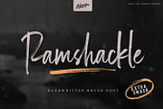 Ramshackle, a Script Font by NUGS (Thumbnail 1 of 5)