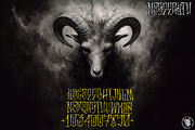 Nosferatu, Display tattoo letters, a Blackletter Font by Studio.Valhalla (Thumbnail 2 of 2)