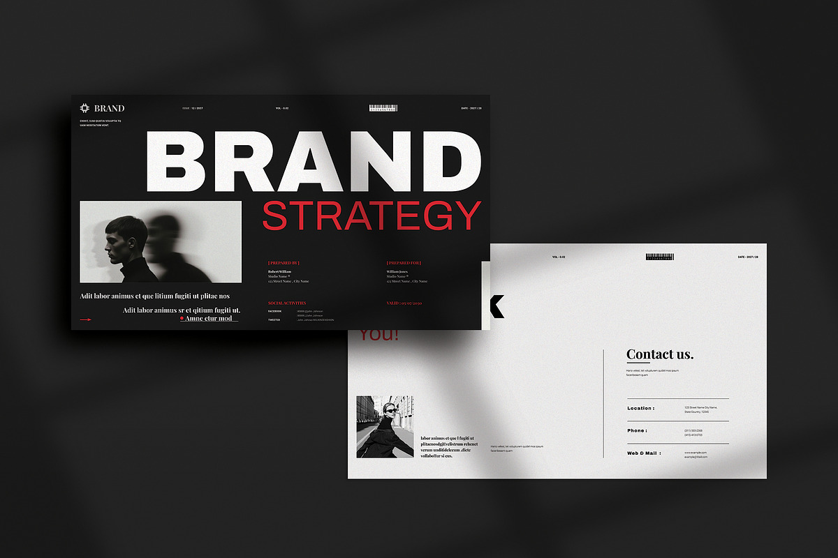 Brand Strategy Presentation Template, a Presentation Template by TemplateFolio-Shop (Photo 7 of 11)
