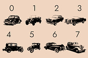 Vintage Cars Dingbats Font, a Symbol Font by Minimalartstudio (Thumbnail 7 of 7)