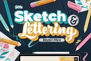 Procreate Sketch & Lettering Set