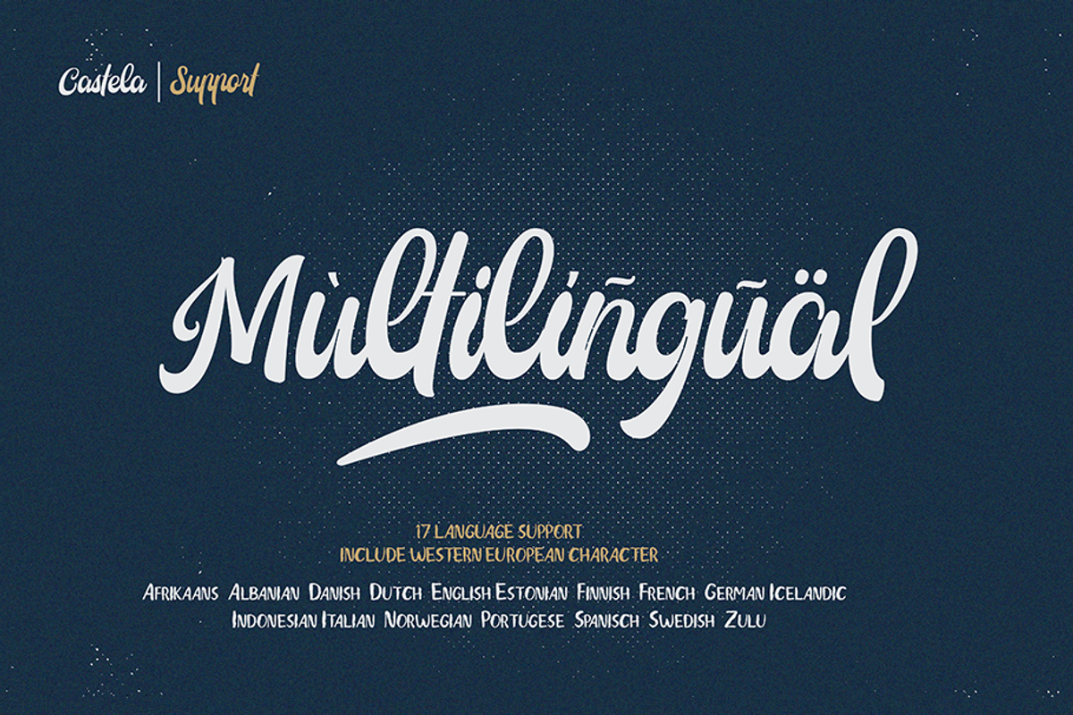 Castela (3 fonts with extras) preview 6