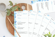 Blue Flower Watercolor Wedding Suite, an Invitation Template by Love Design (Thumbnail 8 of 13)