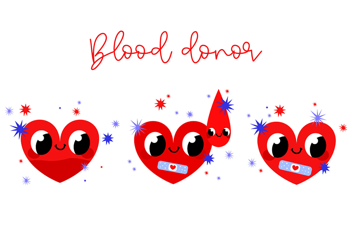 Blood Donation Heart Clipart, a Healthcare Illustration by the_myro (Photo 2 of 6)