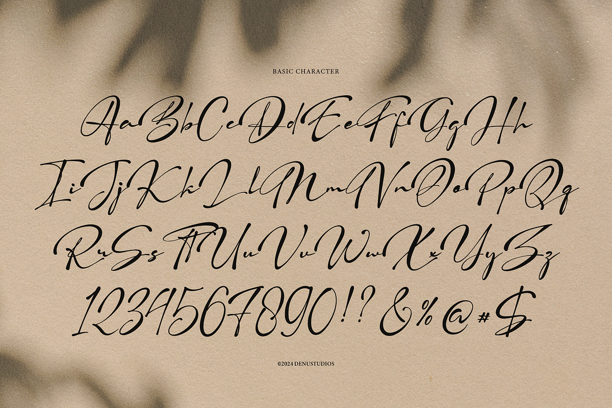 Flentha Bellyora Casual Script Font, a Script Font by Denustudios (Photo 11 of 13)