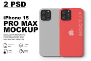iPhone 15 Pro Max Mockup, an iPhone Mockup by mockupbuys (Thumbnail 1 of 6)