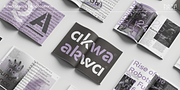 Akwa Stencil, a Sans Serif Font by HeadFirst (Thumbnail 17 of 36)