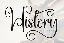 History | Script Font
