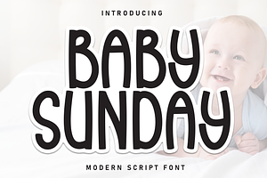 Baby Sunday Script Font