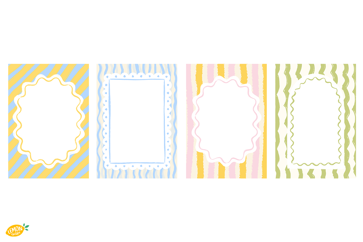 Whimsical Hand Drawn Frames Bundle, a Decorative Illustration by LemonDesign (Photo 3 of 3)