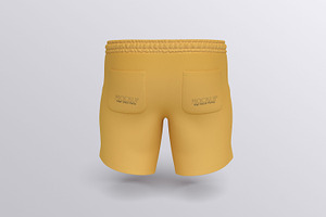 Men Short Pants Mockup