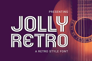 Jolly Retro – A Retro Style Font