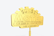 Motorway Motel Sign PBR, an Architecture 3D Model by Daniel Mikulik (Thumbnail 6 of 11)