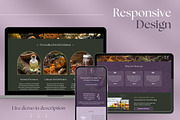 Holistic Brand Canva Website, a Landing Page Template by Unalome Design Studio (Thumbnail 5 of 5)