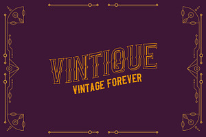 Vintique Vintage Stylist Font