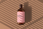 Amber Glass Bottle Mockups, a Cups & Container Mockup by pmvch (Thumbnail 8 of 10)