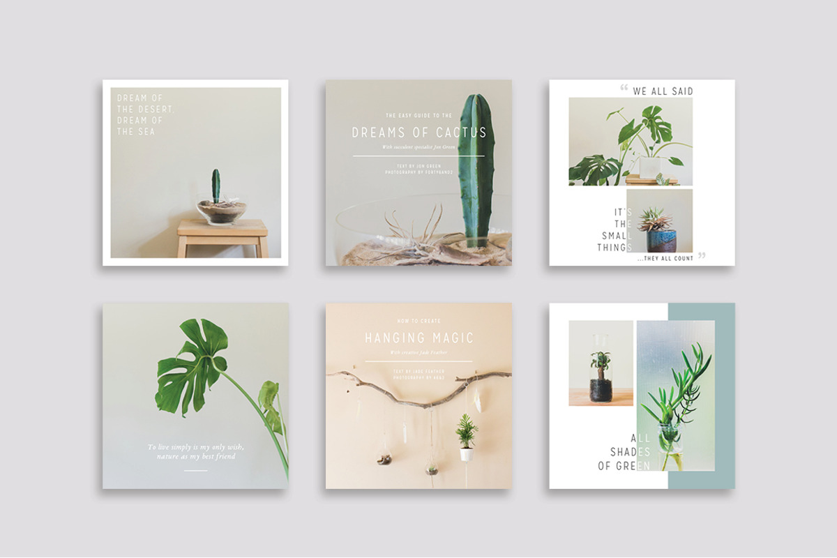 NATURALIS  Social Media BUNDLE, a Social Media Template by 46&2 Collective (Photo 5 of 11)