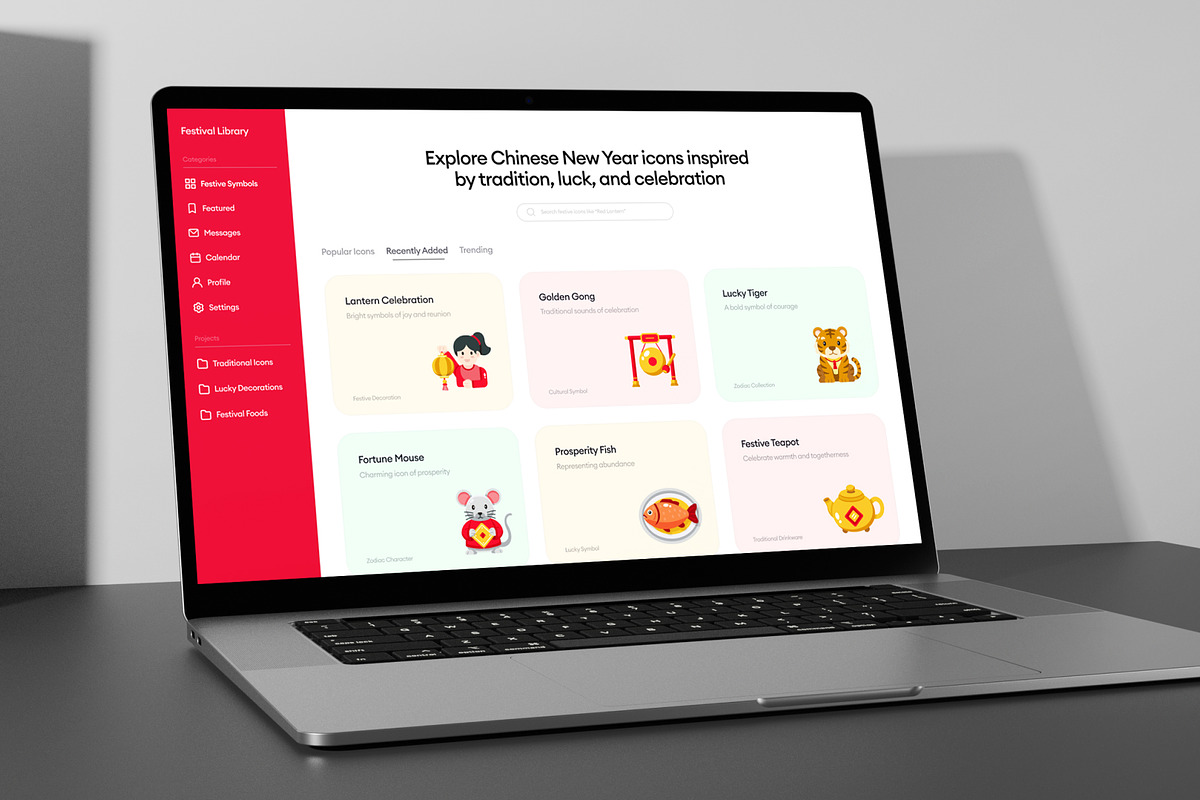 120 Chinese New Year Icons Bundle, an Emoji Icon by Brickclay (Photo 6 of 11)
