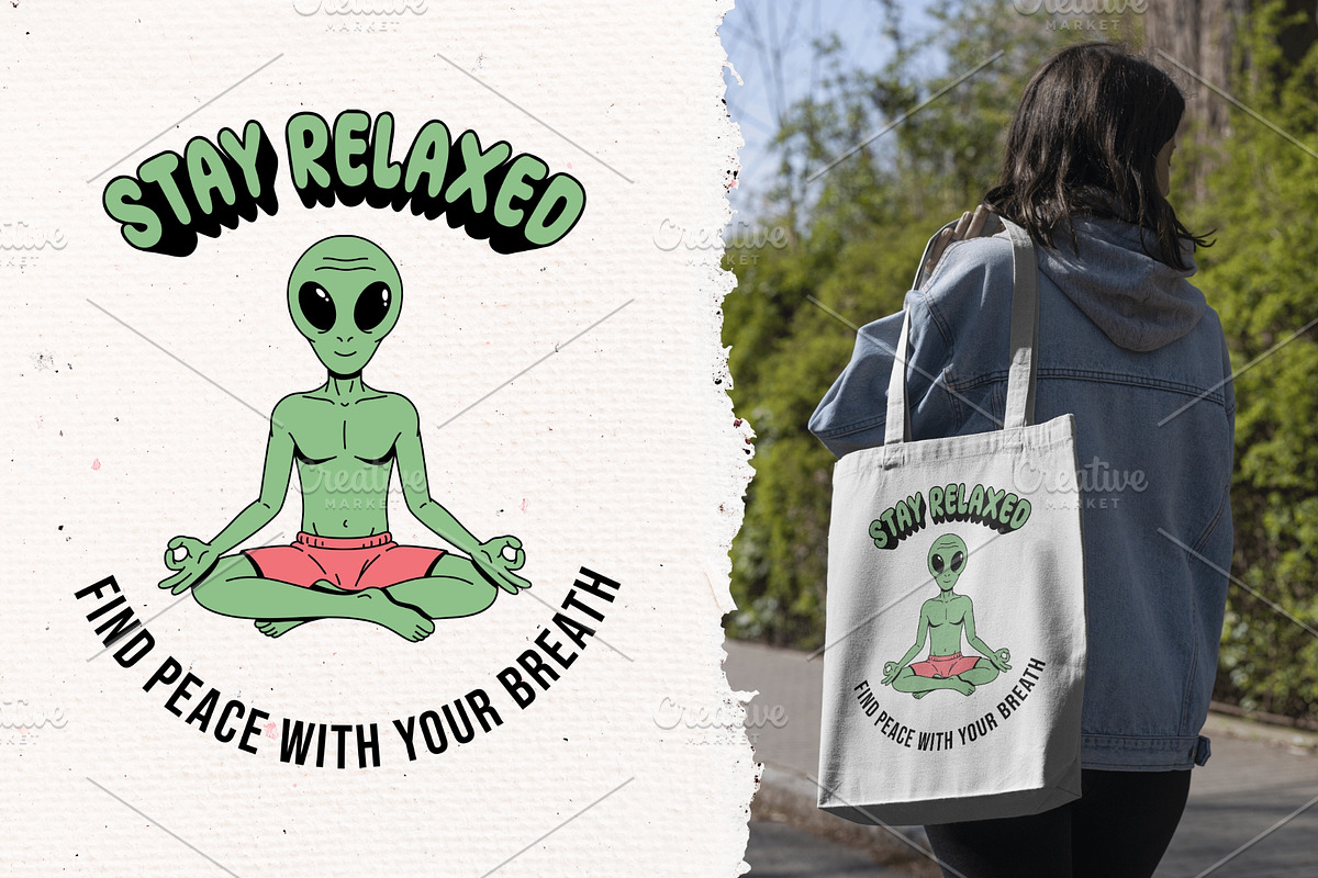 Alien life on earth 10 illustrations, a Person Illustration by gunaonedesign (Photo 7 of 13)