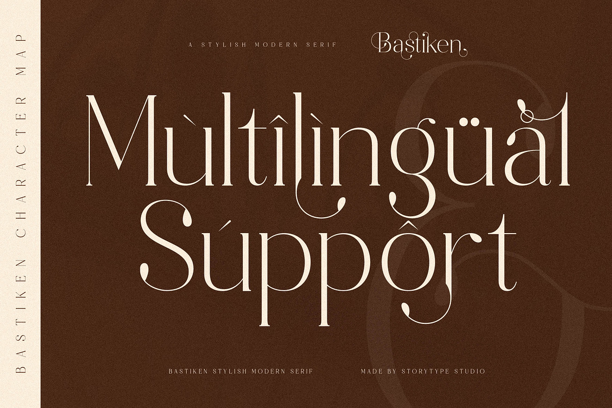 Bastiken Stylish Modern Serif, a Serif Font by Storytype Studio (Photo 13 of 15)