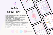 Pink Pastel Portrait Digital Planner, a Stationery Template by Tas Creative Studio (Thumbnail 5 of 13)