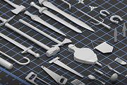 Mega pack items kitbash, an Object 3D Model by MohamedHussien1 (Thumbnail 7 of 8)