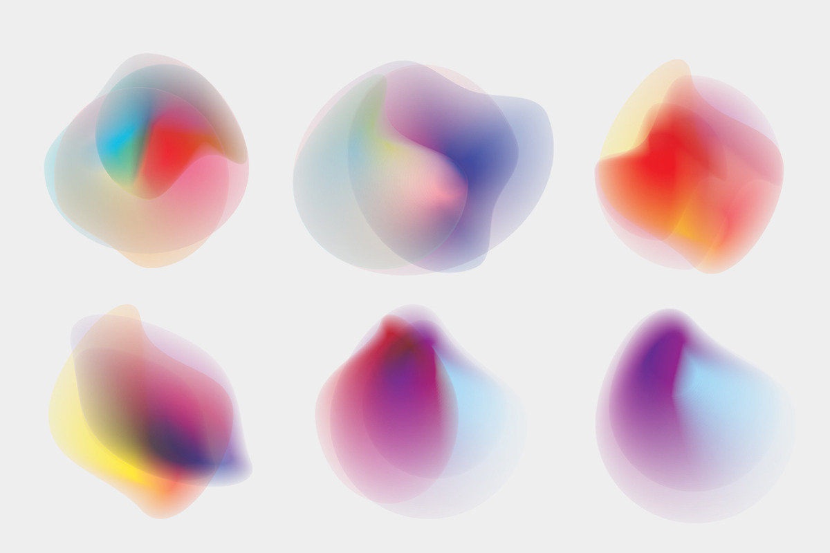 Gradient Energy- 30 vibrant shapes, a Texture Graphic by Polar Vectors (Photo 7 of 15)