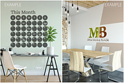 OFFICE Wall Mockup Bundle, a Print Template by Yuri-U (Thumbnail 14 of 15)