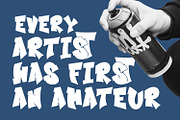 Rozams Graffiti Display Font, a Font by Maulana Creative (Thumbnail 4 of 7)