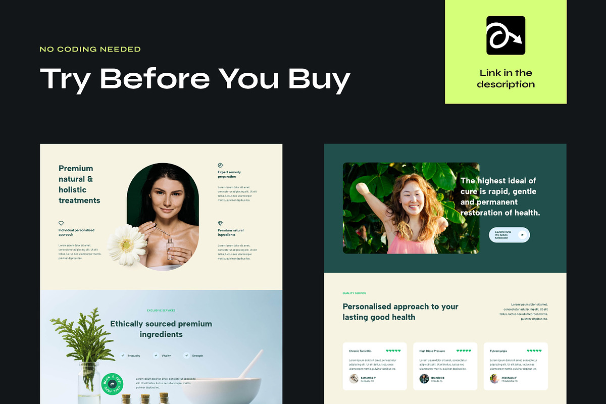 Holistic Health Website Template, a WordPress Template by Awakened Templates (Photo 5 of 6)