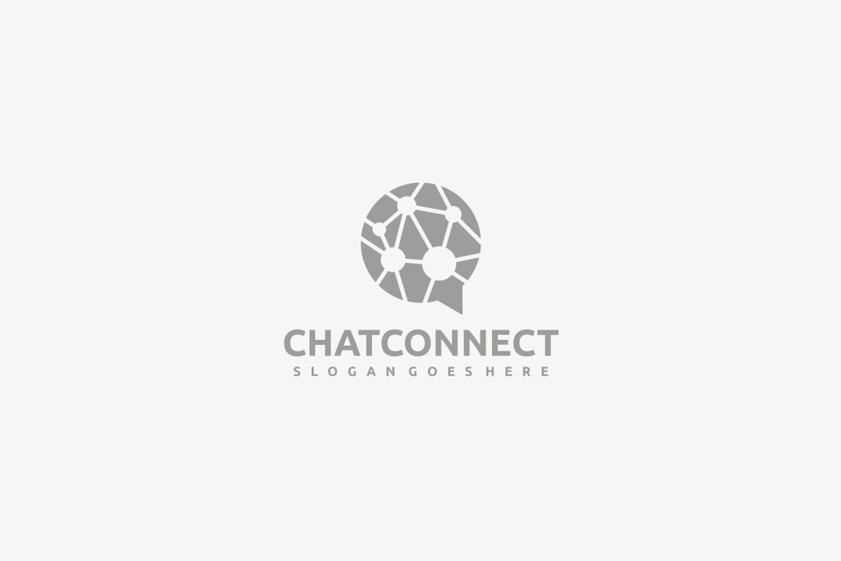 Chat Connection Logo, a Branding & Logo Template by 3ab2ou