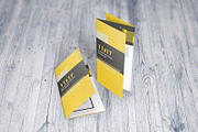 1117 Z-Fold Brochure Mockups, a Mockup by Vectogravic Design (Thumbnail 1 of 6)