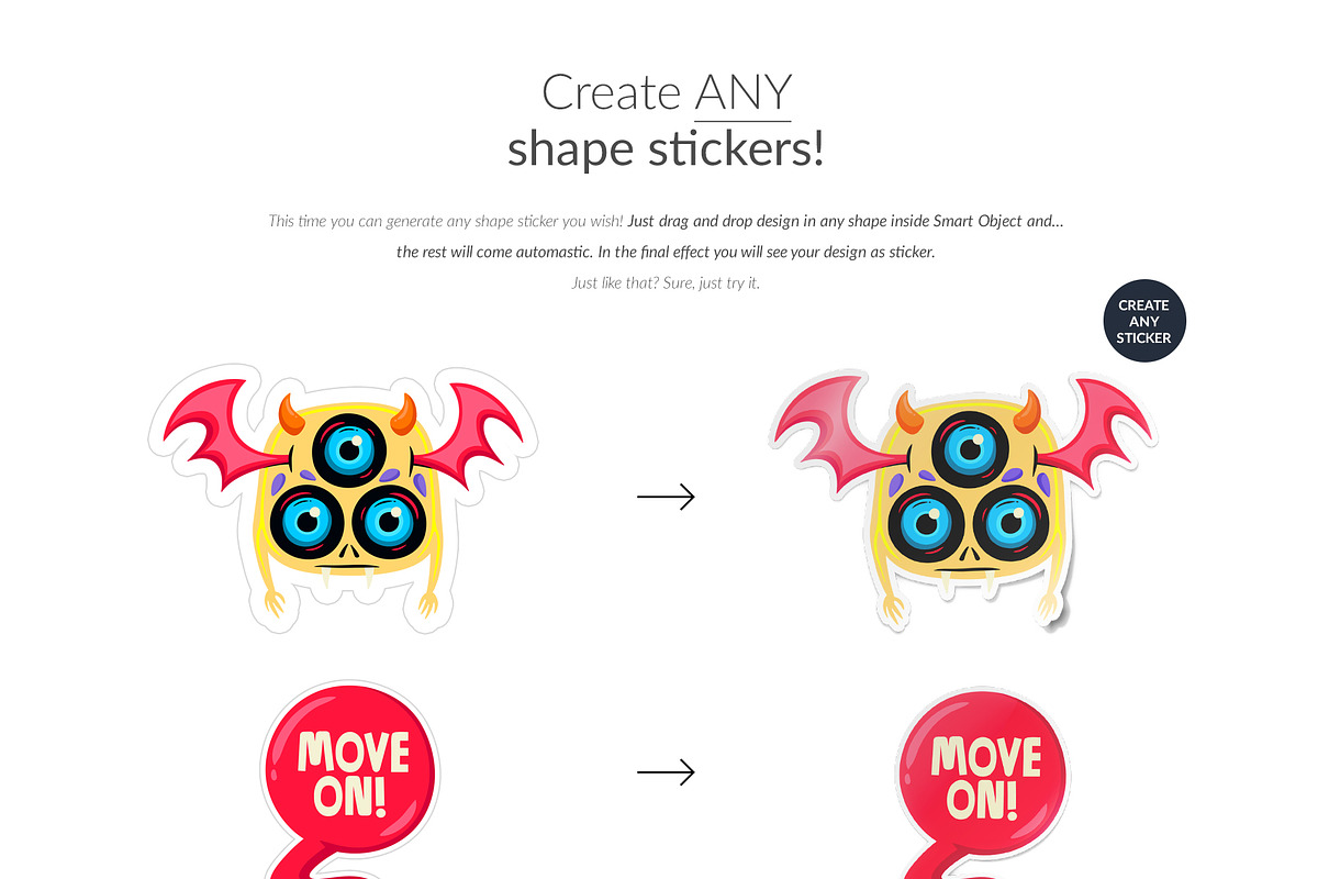 One Click Sticker Creator 7xMock-up, a Product Mockup by Mocca Mockups Store (Photo 2 of 5)