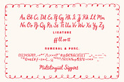 Kindle Soulmate Handmade Script Font, a Script Font by Morand Union (Thumbnail 5 of 5)