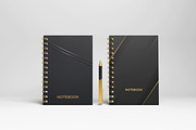 Spiral Notebook Mock-up, a Books & Magazine Mockup by Getdesign (Thumbnail 3 of 8)