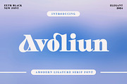 Avoliun, a Sans Serif Font by Gatype (Thumbnail 1 of 10)