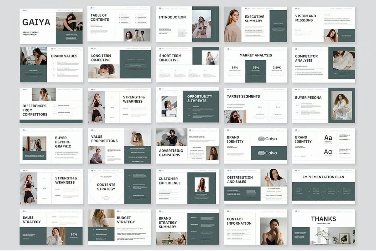 Brand Strategy Keynote Templates, a Presentation Template by Fit-tee (Photo 9 of 10)