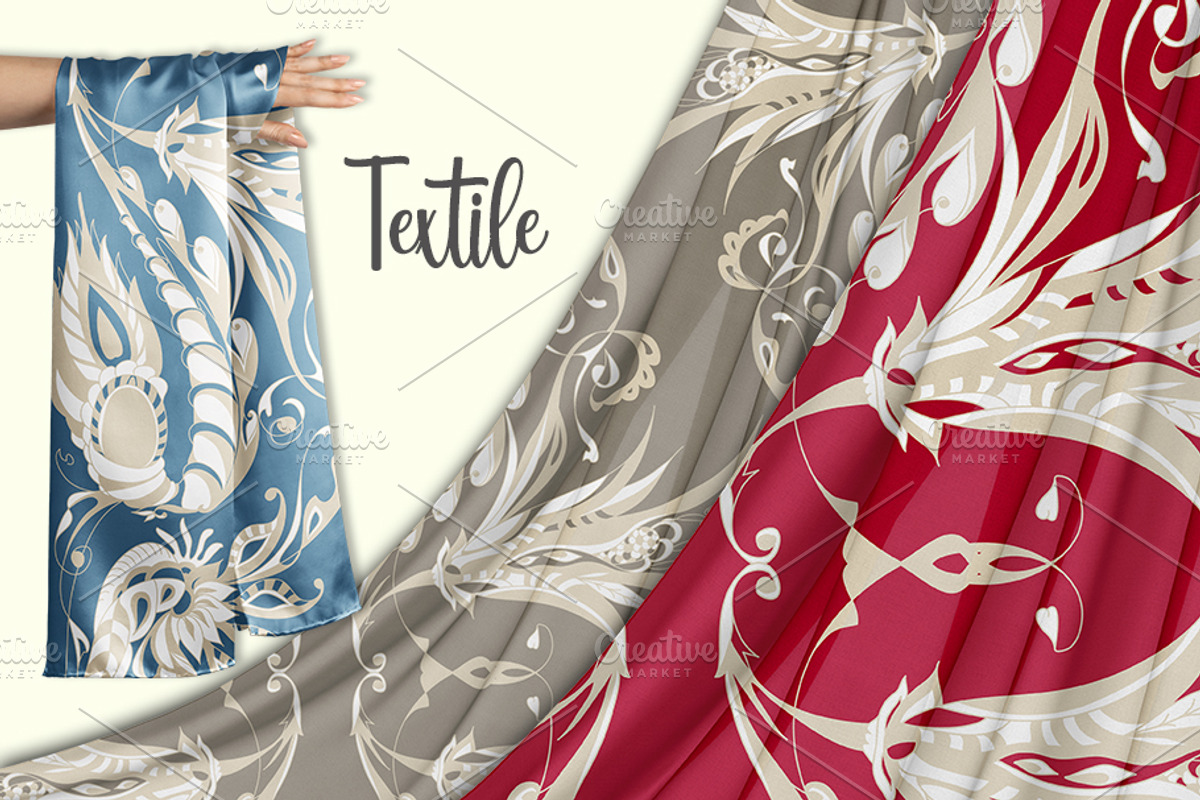 Symphony Damask, a Pattern Graphic by ilustrinna (Photo 3 of 7)