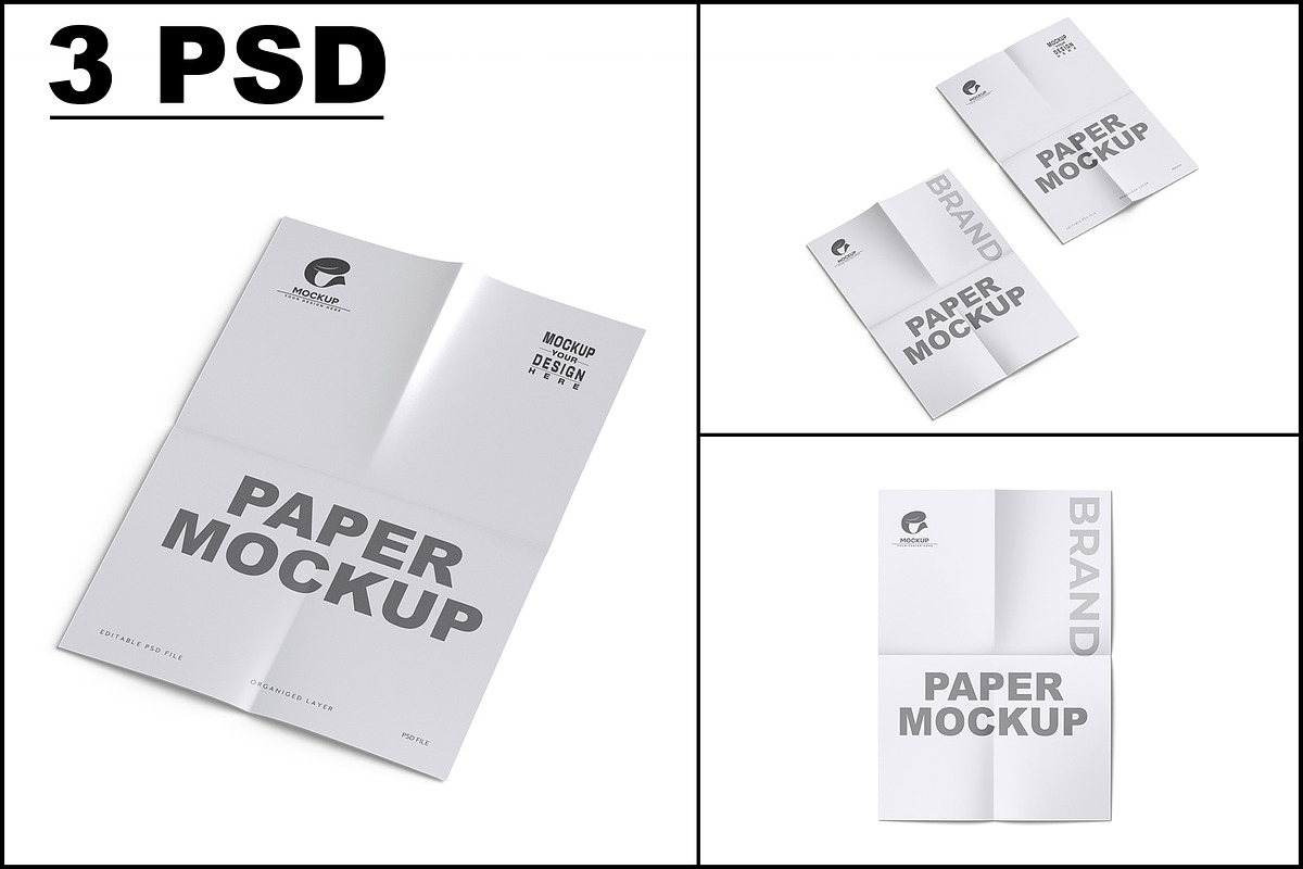 Paper Mockup, a Product Mockup by Designbuys (Photo 1 of 5)