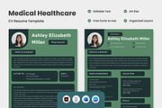 CV Resume Medical Healthcare V1, a Resume Template by twinstd (Thumbnail 1 of 3)
