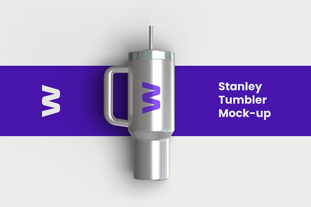 Stanley Tumbler Mockup, a Cups & Container Mockup by Farabion Studio (Photo 2 of 3)