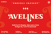 Avelines, a Serif Font by artism_design (Thumbnail 1 of 7)