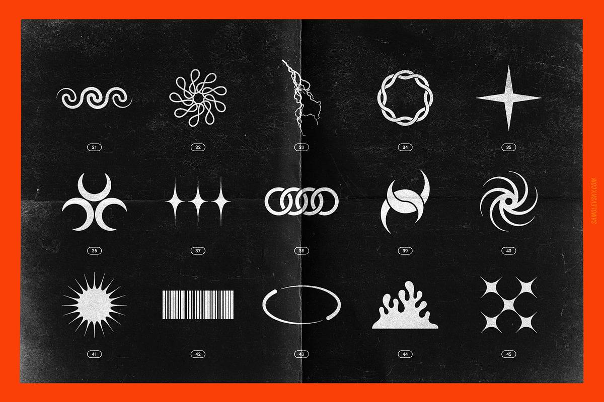 Chrome & Vector Abstract Shapes Pack, an Object Graphic by Samolevsky (Photo 21 of 25)